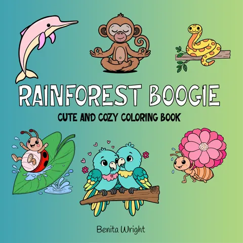 Rainforest Boogie coloring book